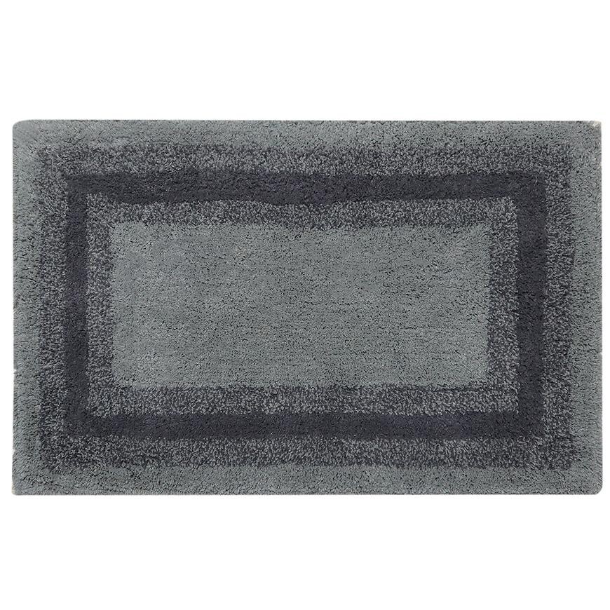 Súprava kúpeľňových koberčekov 50x80cm + 55x45cm sivá