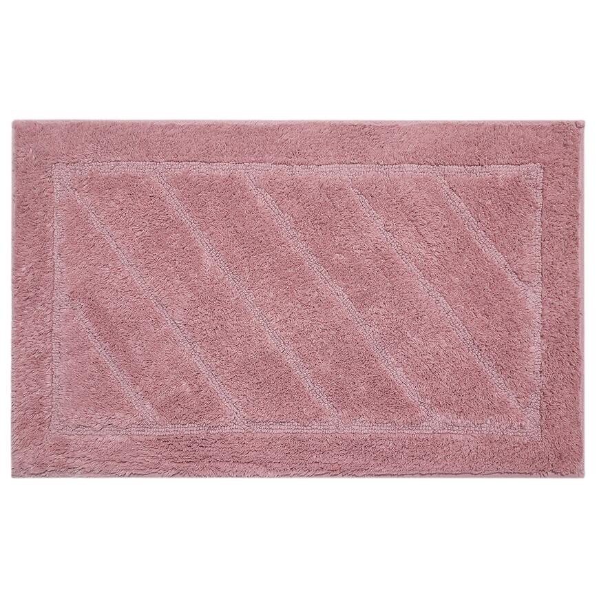 Kúpeľňový koberček 50x80 cm ružový šik 1