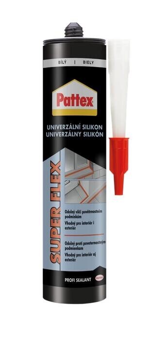 PATTEX Univerzálny silikón - biely