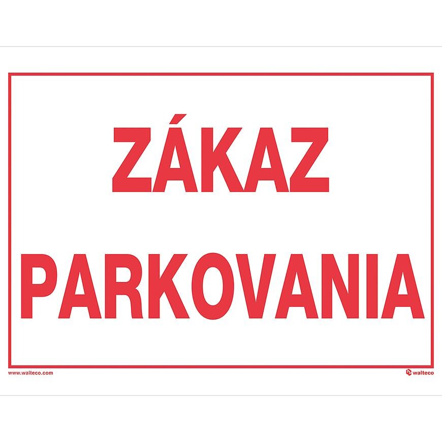 Zákaz parkovania A4