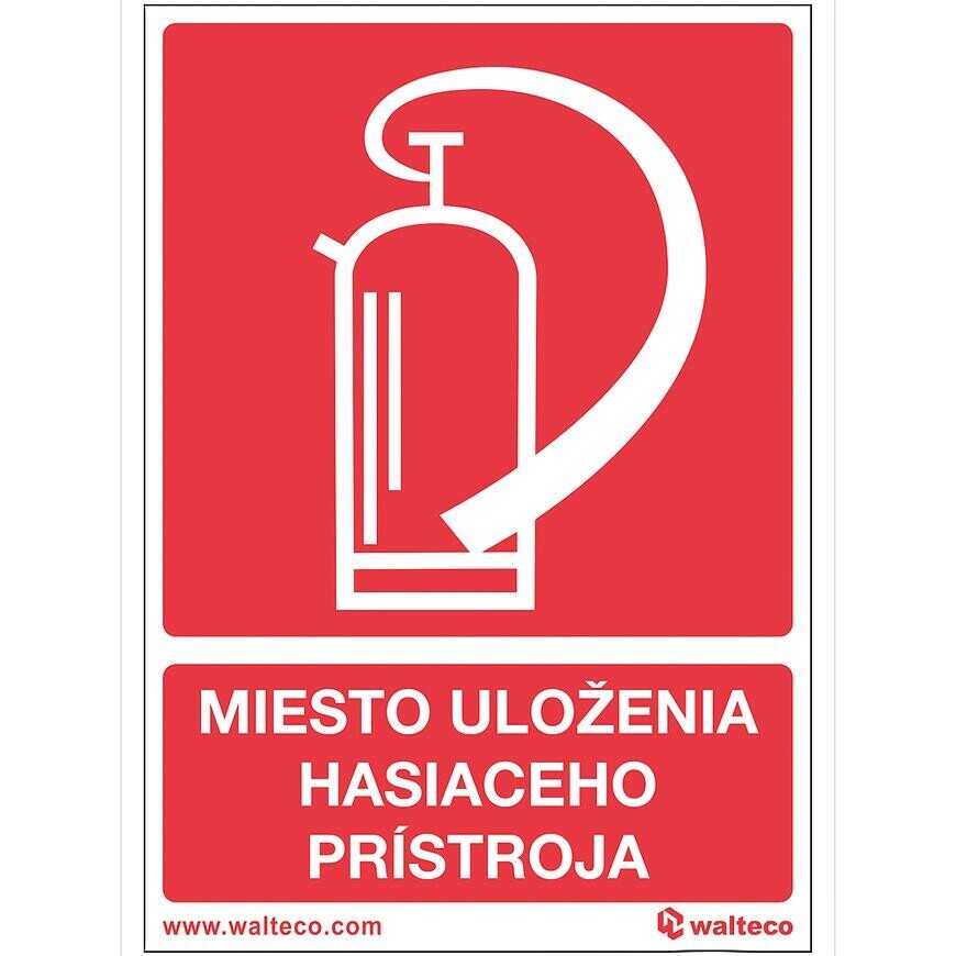 Prenosný hasiaci prístroj (vrátane textu)