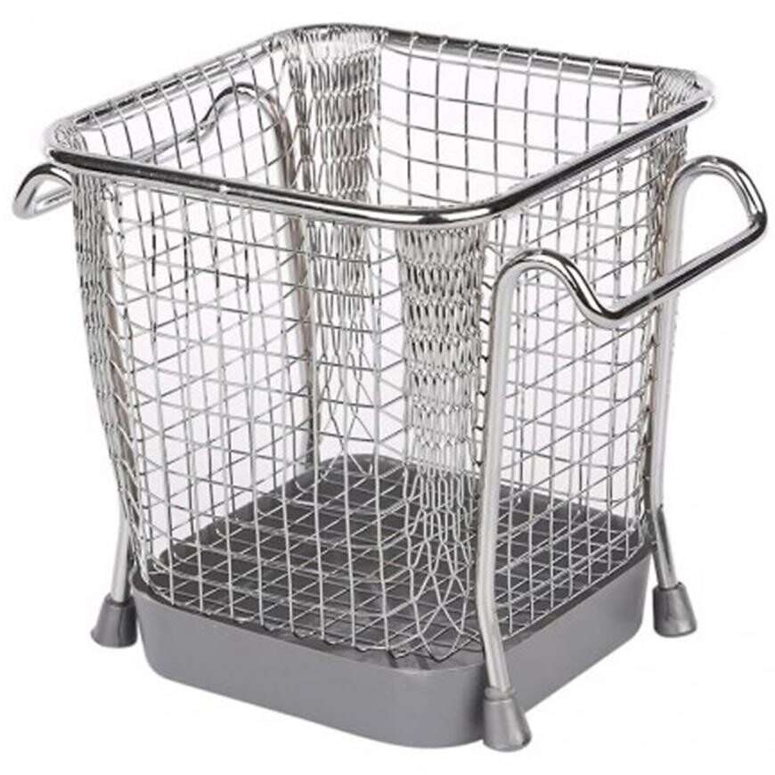 Odkvapkávač na príbor 12x16x13 cm nerez