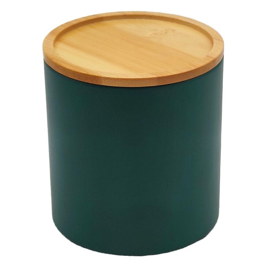 Kontajner s bambusovým vekom FTC700-B dark green ø11x12,2 cm