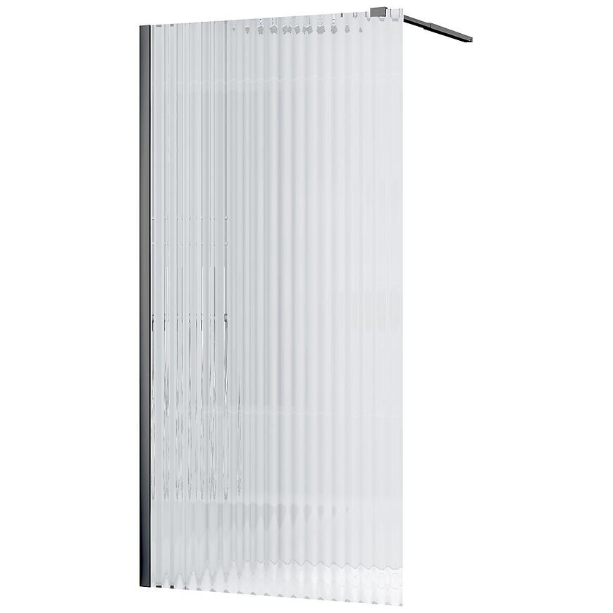 Sprchová Stena Walk-In Fly 100x190 black