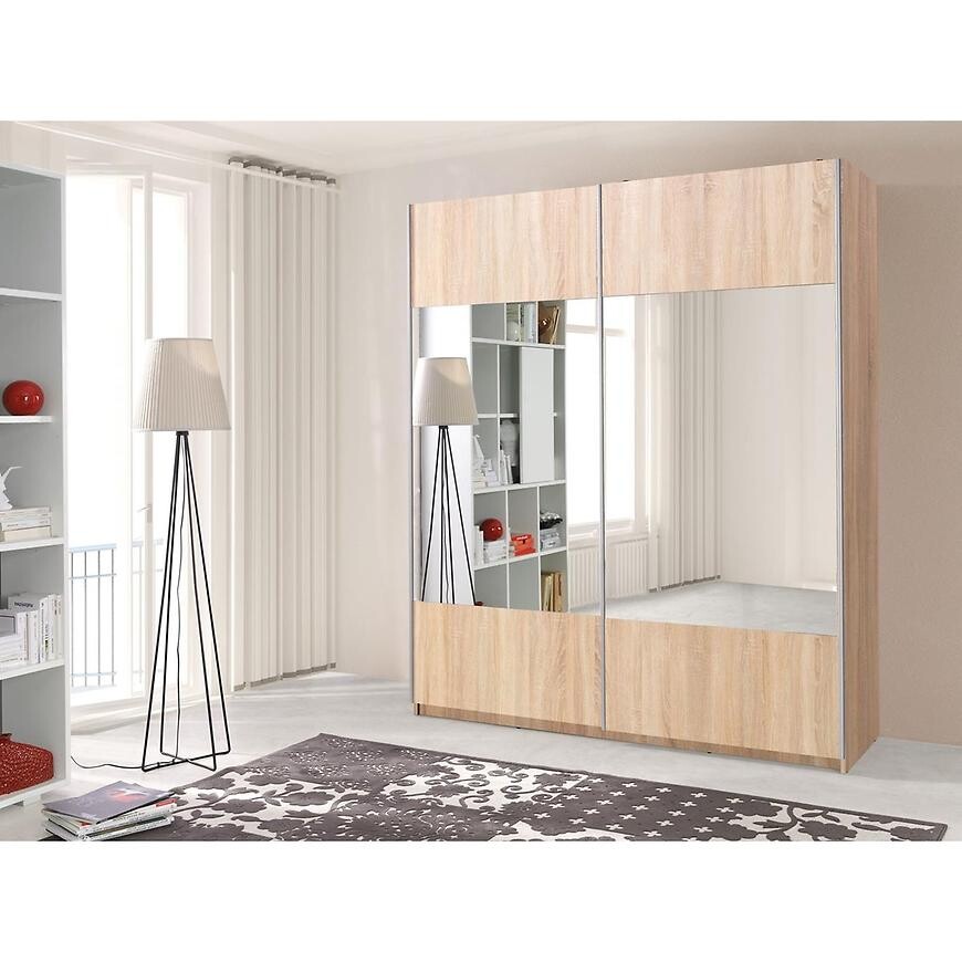 Skriňa Vario so zrkadlom dub sonoma 175 cm
