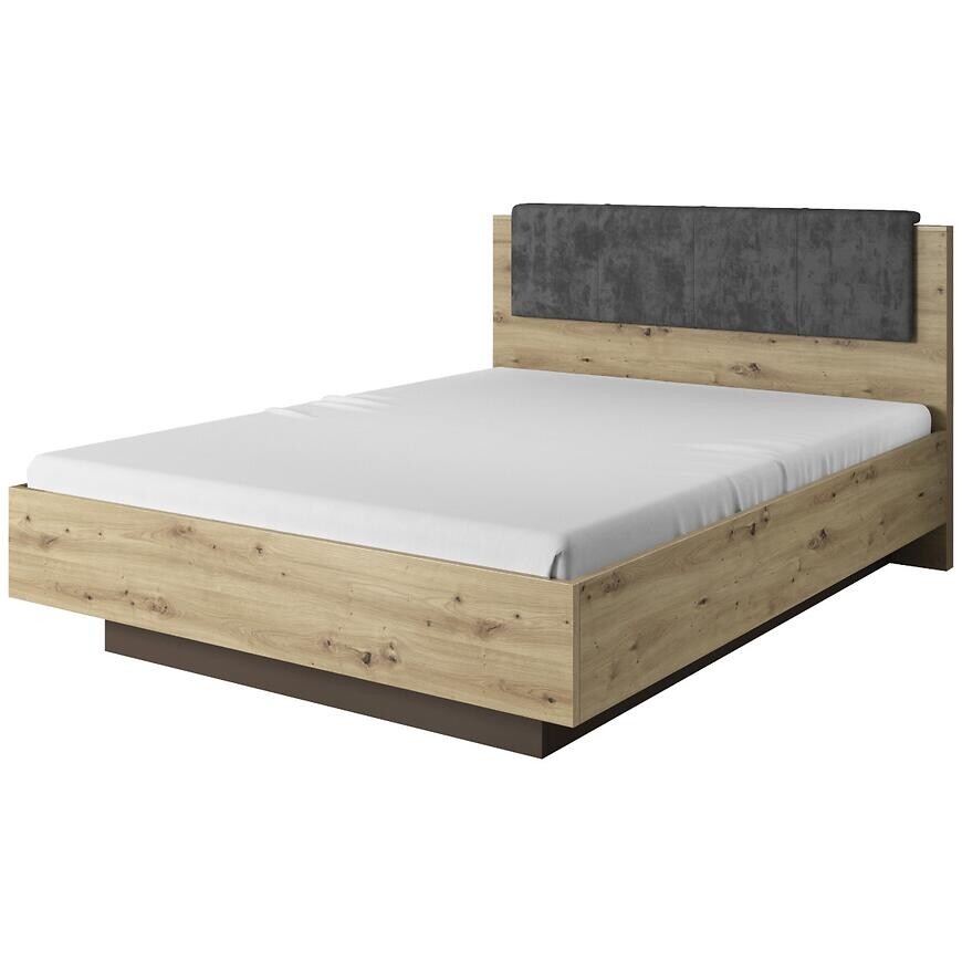 Posteľ  160 s úložným priestorom Arco dub artisan/grafit