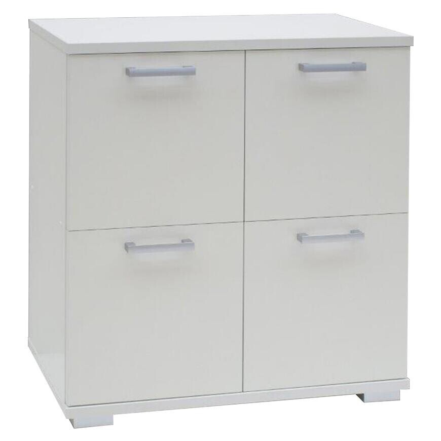 Komoda Polaris  4d biela