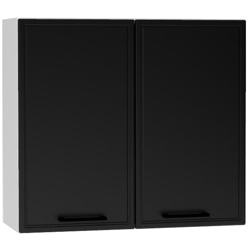 Kuchynská skrinka Emily W80 čierny hrášok