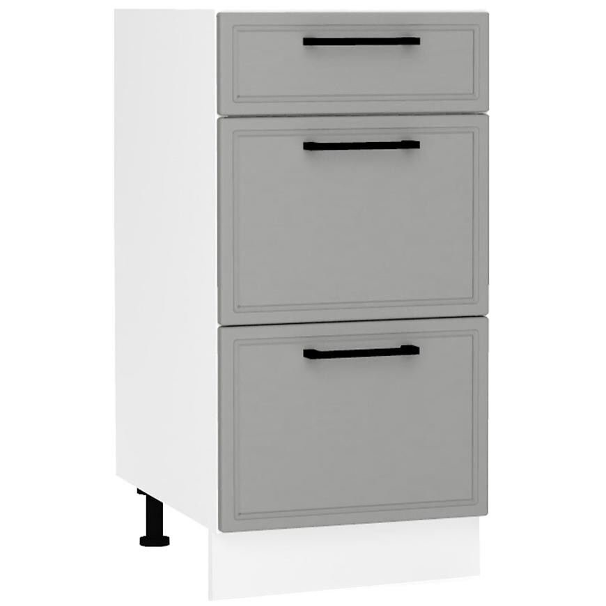 Kuchynská skrinka Emily D40S/3 Dast Grey
