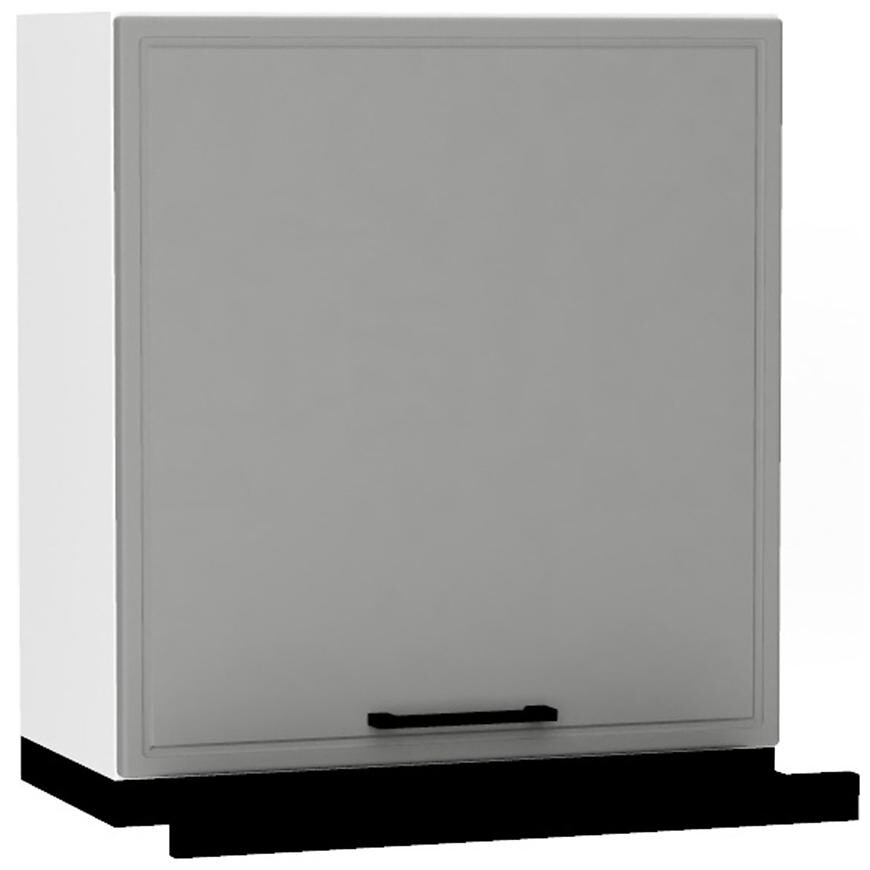 Kuchynská skrinka Emily W60/68 Slim Pl  s čiernym digestorom Dast Grey