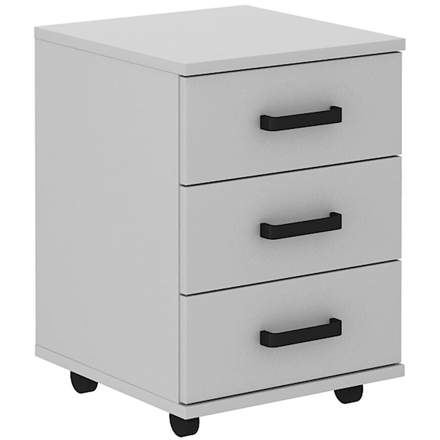 Zásuvkový diel na kolieskach 3s Malta Svetlosivý  Typ 201