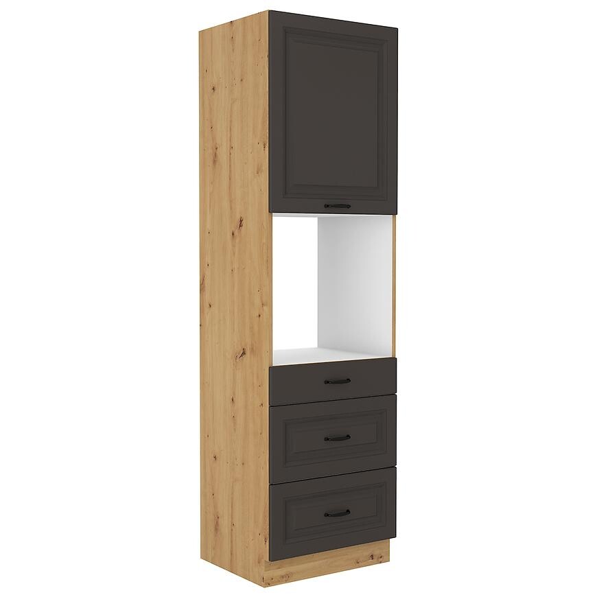 Kuchynská skrinka STILO grafit mat/artisan 60dps-210 3s 1f