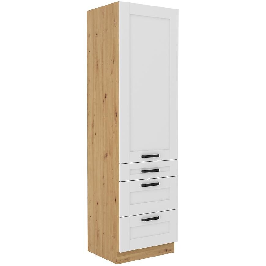 Kuchynská skrinka LUNA biela mat/artisan 60dks-210 3s 1f