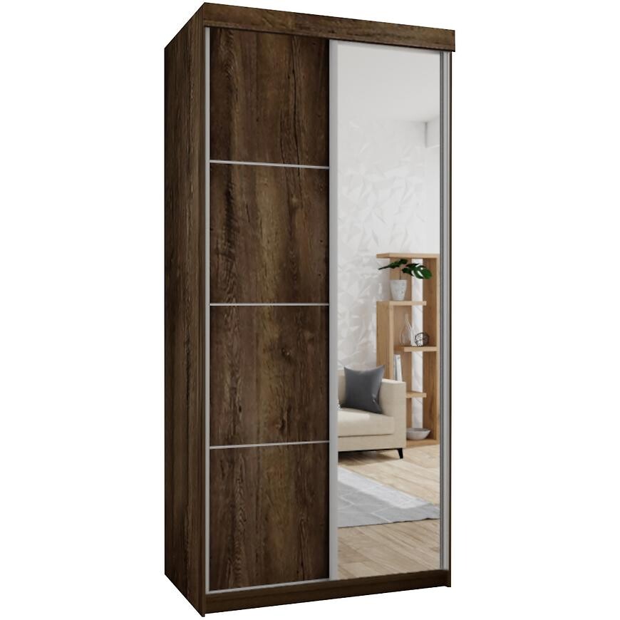 Skriňa Top 23 Plus 100 Tmavý jaseň