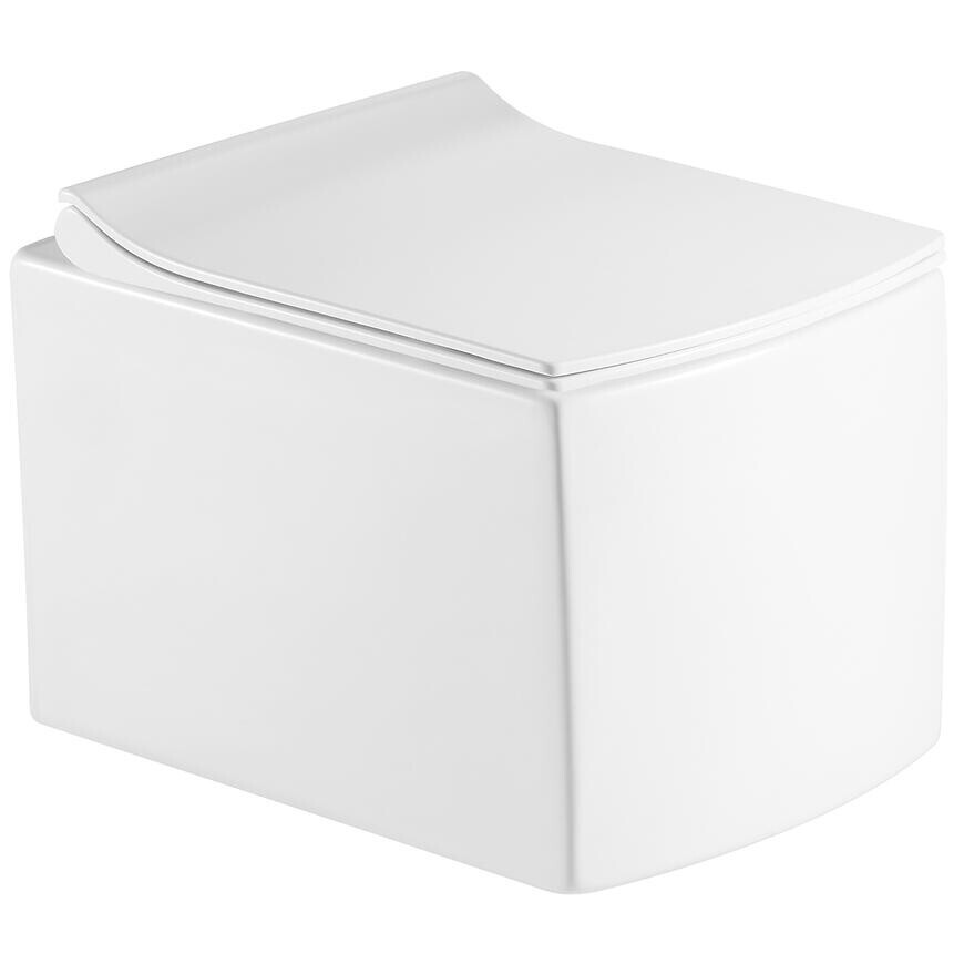 Závesná misa SOLU rimless s voľne padajúcou doskou