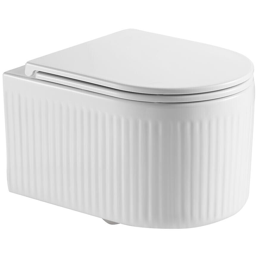 Závesná WC misa Elmo s doskou volne padajúca