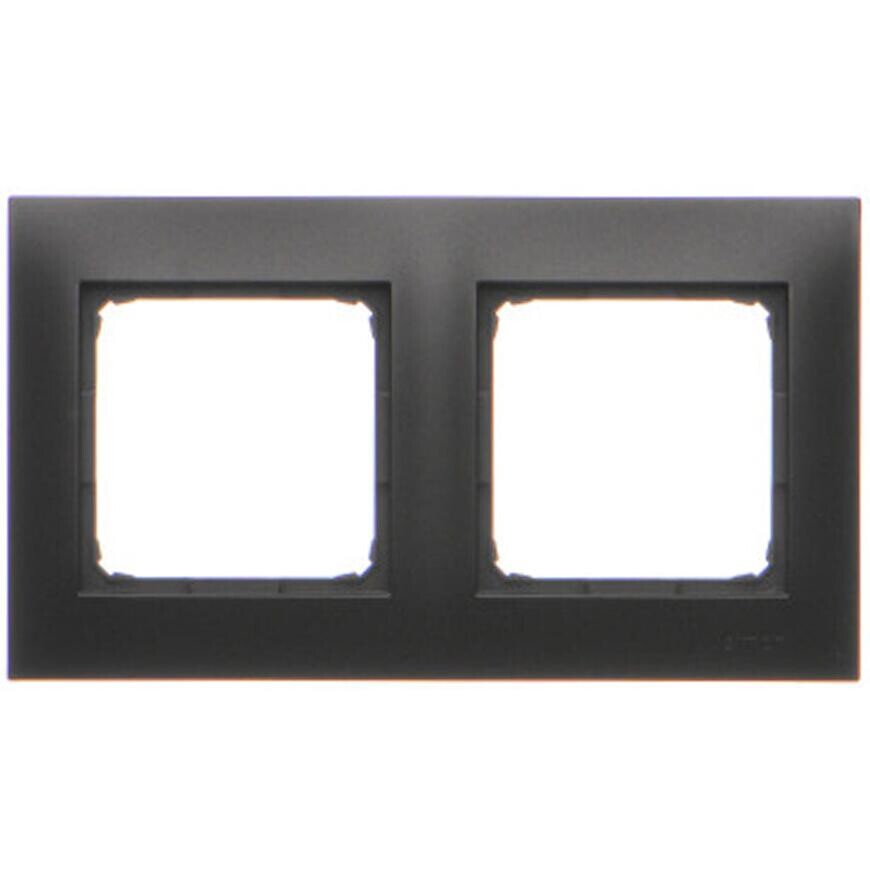 Rámček dvojitý Simon54 Čierna