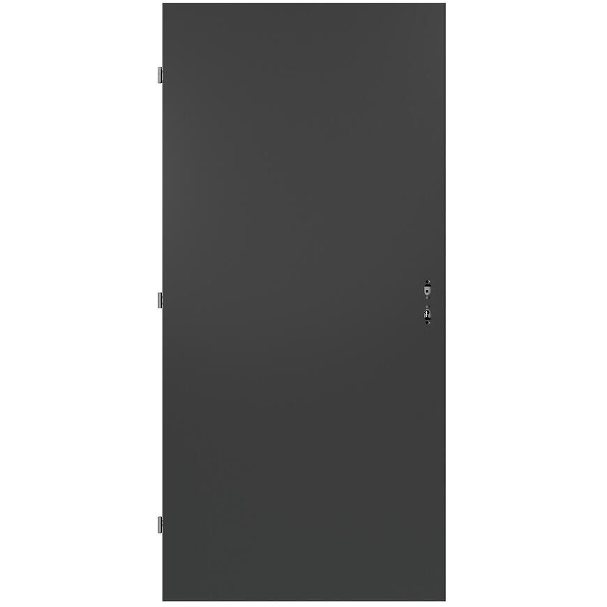 Interiérové vchodové dvere RT03 70L kovový antracit