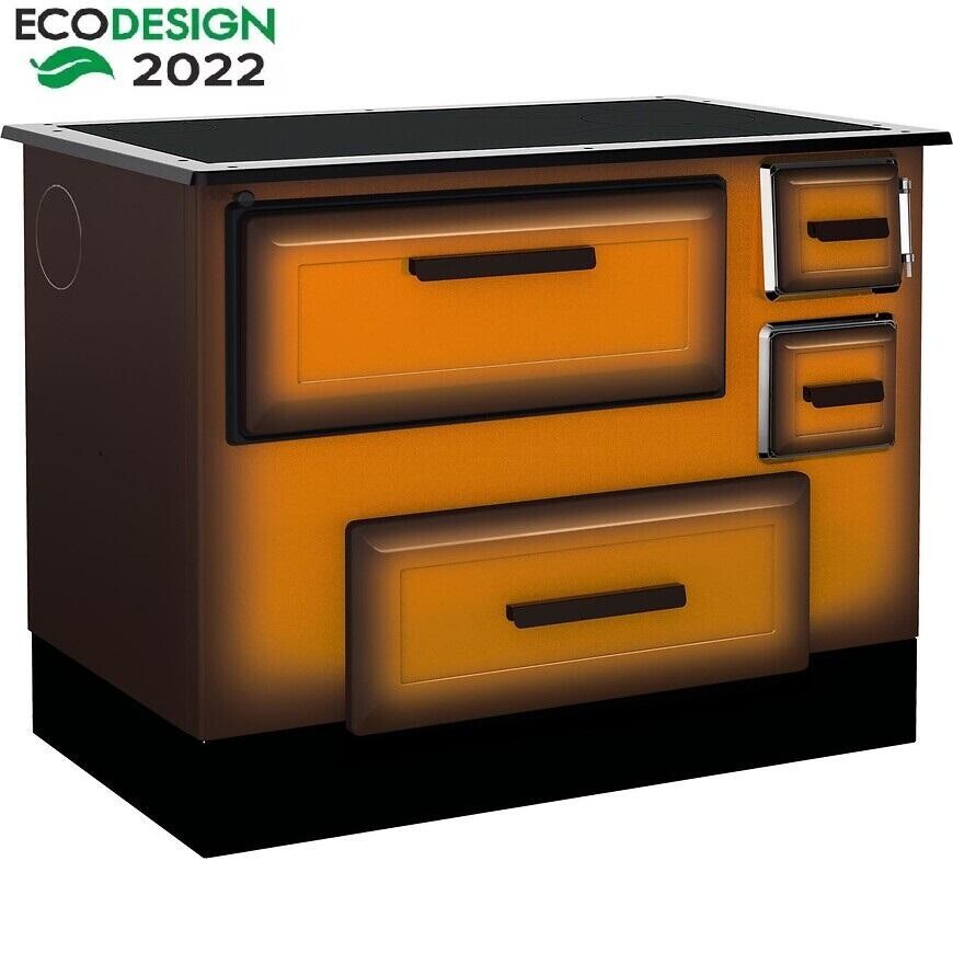 Sporák Alfa 55 Eco DeLux 6 kW ľavý