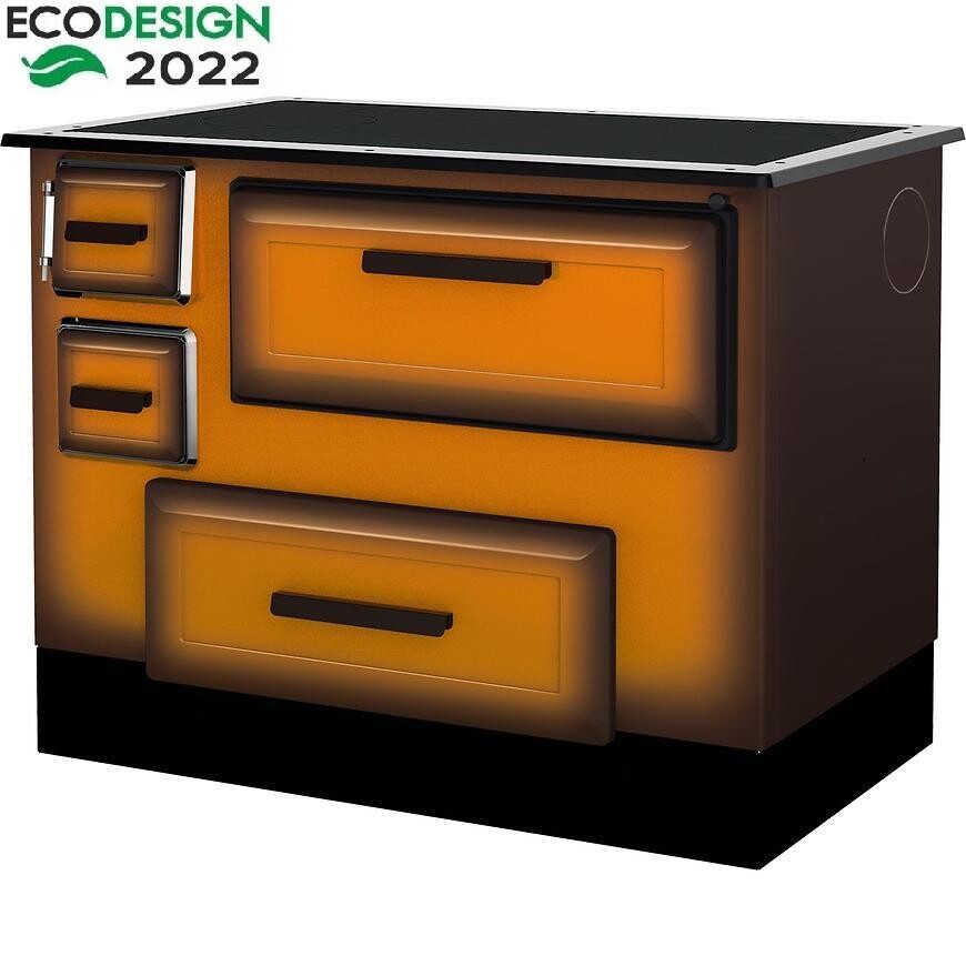 Sporák Alfa 55 Eco DeLux 6 kW pravý