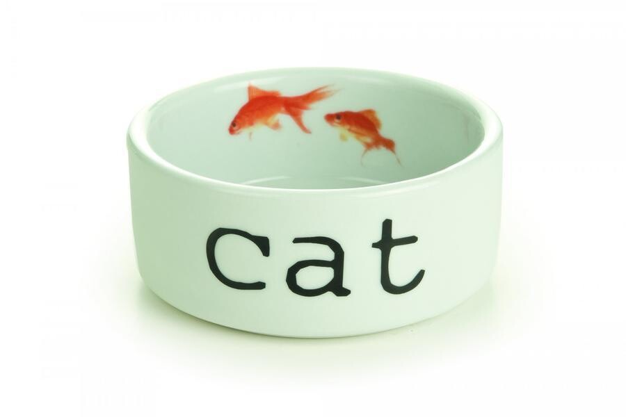 beeztees keramická miska Snapshot pre mačky - 300 ml, Ø 11,5 cm