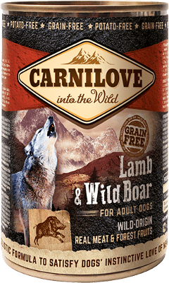CARNILOVE Wild Meat Lamb & Wild Boar 400 g
