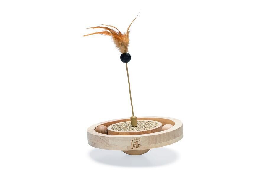 Designed by Lotte drevená hračka pre mačky Winni - Ø 22 x V 30 cm