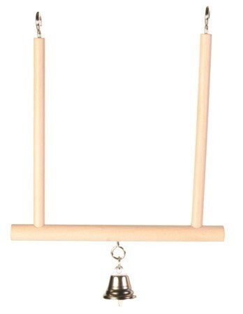 Trixie Drevená Hojdačka So Zvončekom - 12x13cm