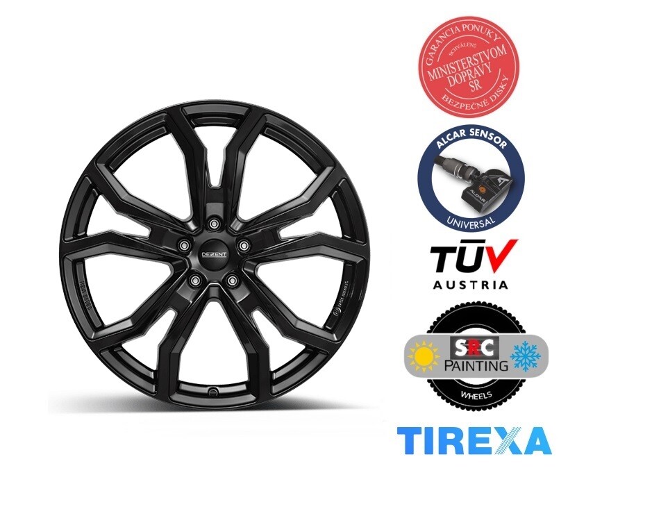 Dezent TV black 7x18 5x108 ET33