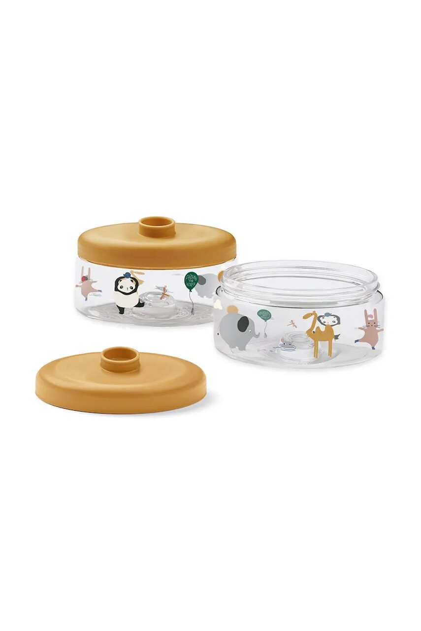 Organizér na potraviny Liewood Dominique Baby Food Tritan Boxes 500 ml 2-Pack 2-pak LW20703