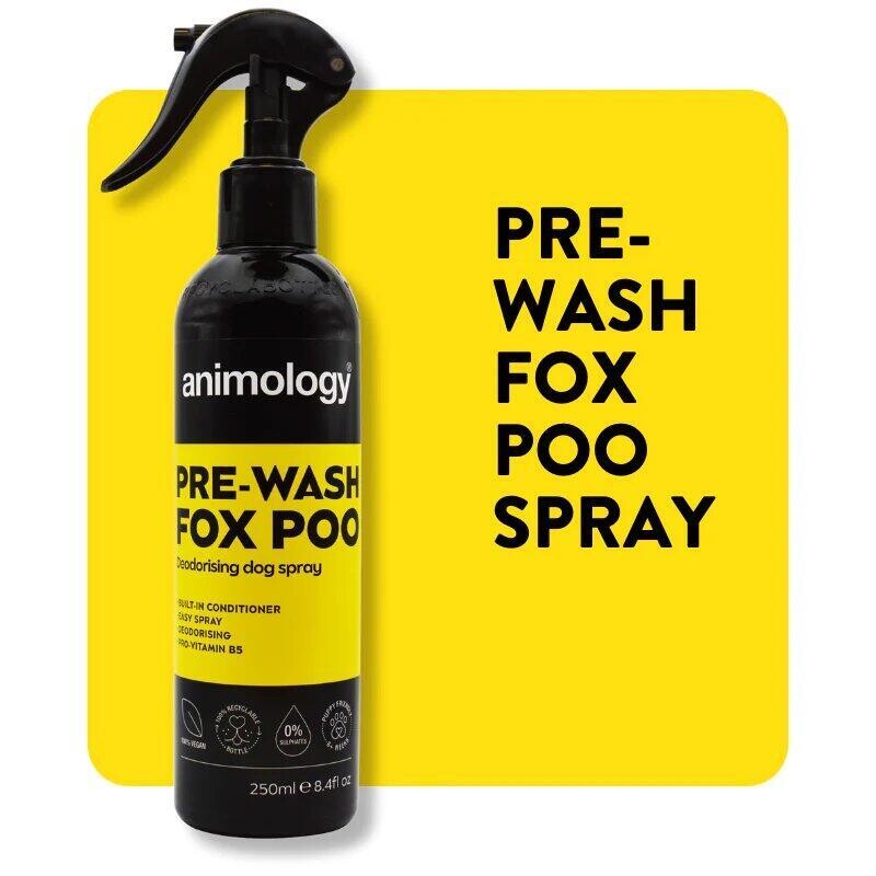 Animology Pre-Wash Fox Poo sprej proti silnému zápachu pre psy 250 ml