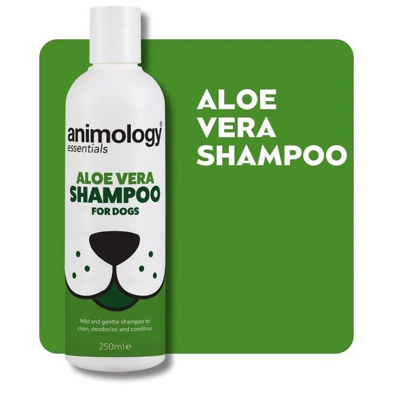 Animology Essentials Aloe Vera upokojujúci šampón s extraktom z Aloe Vera pre psy 250 ml