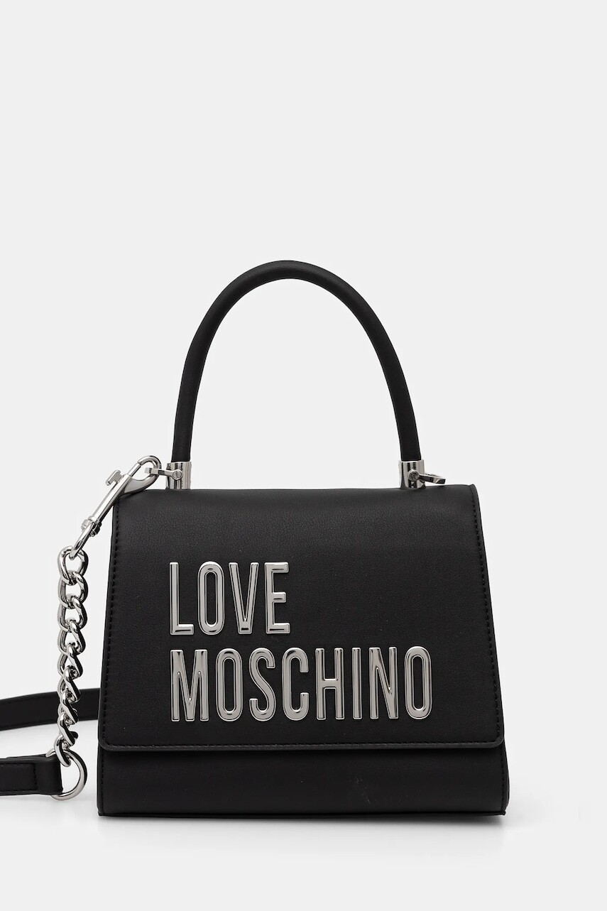 Kabelka Love Moschino čierna farba, JC4024PP1