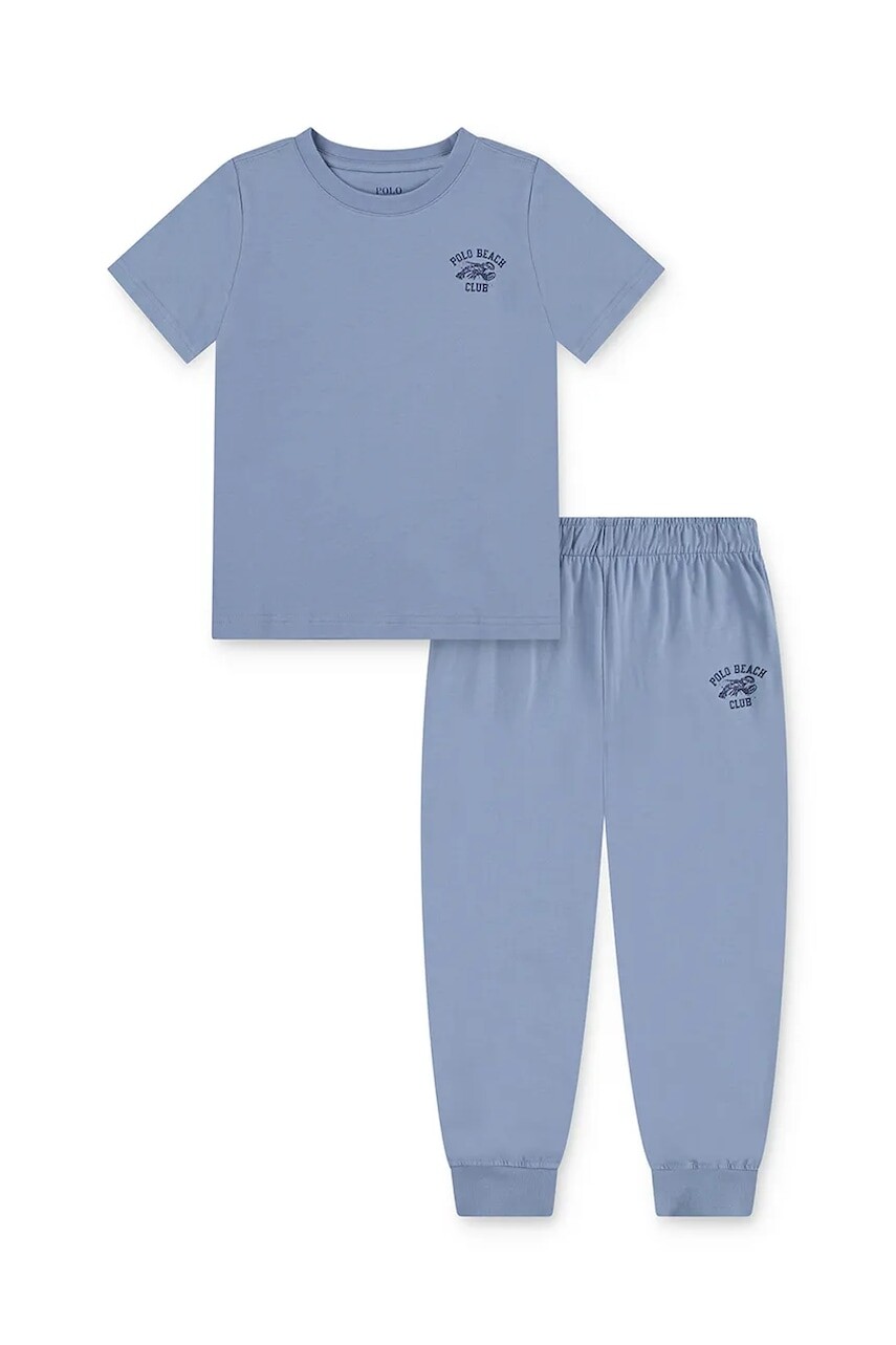 Detské bavlnené pyžamo Polo Ralph Lauren jednofarebná, 9P0249