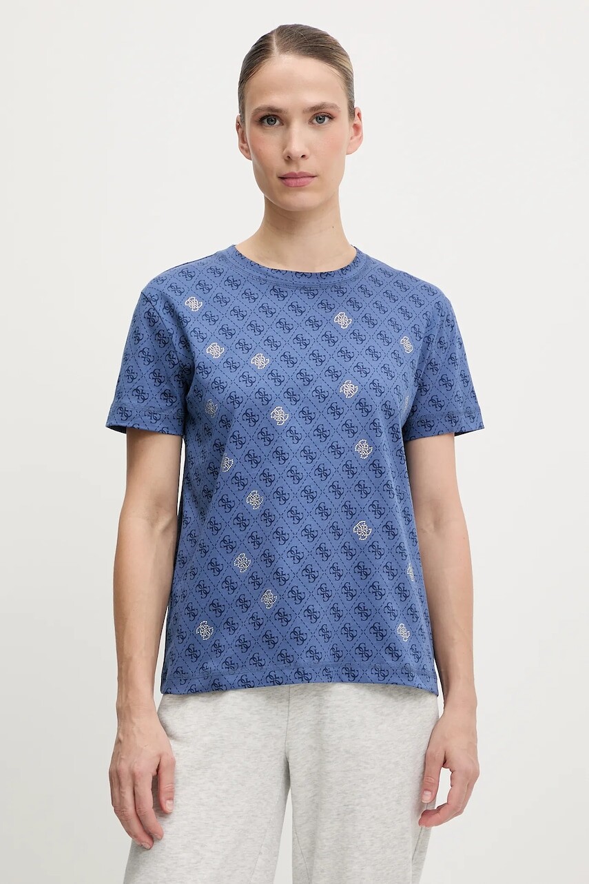 Bavlnené tričko Guess CHRYSANTA dámske, V5GI16 I3Z14