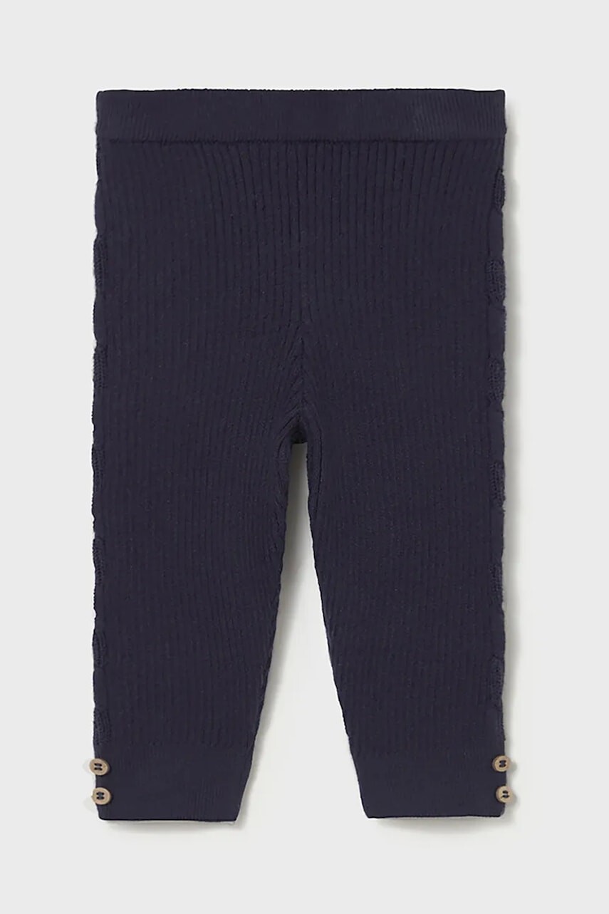 Legíny pre bábätká Mayoral tmavomodrá farba, jednofarebné, 10015