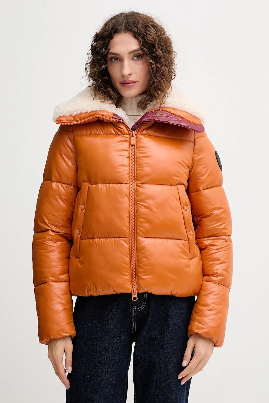 Bunda Save The Duck MOMA oranžová farba, zimná, D30974W.LOVE21