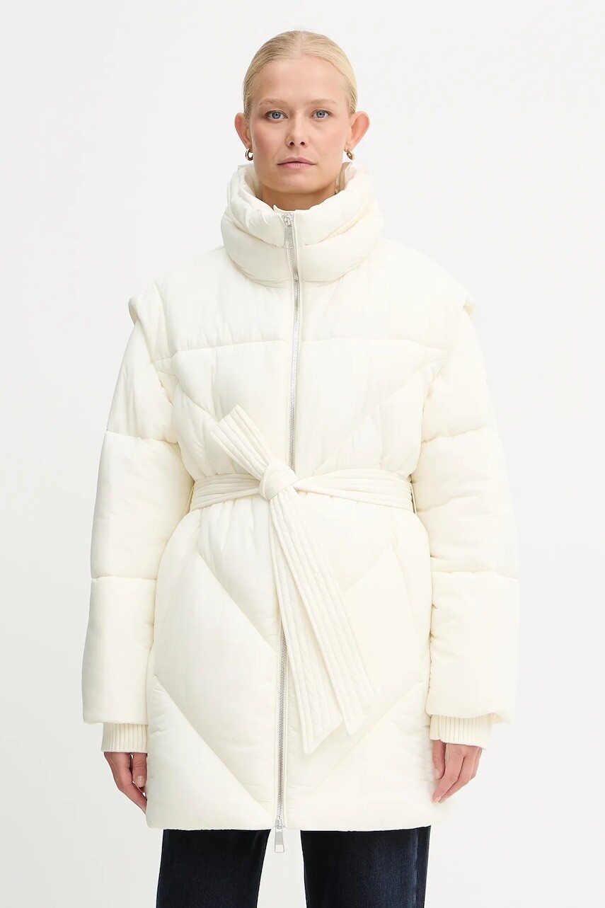 Bunda BOSS Orange biela farba, 50547306