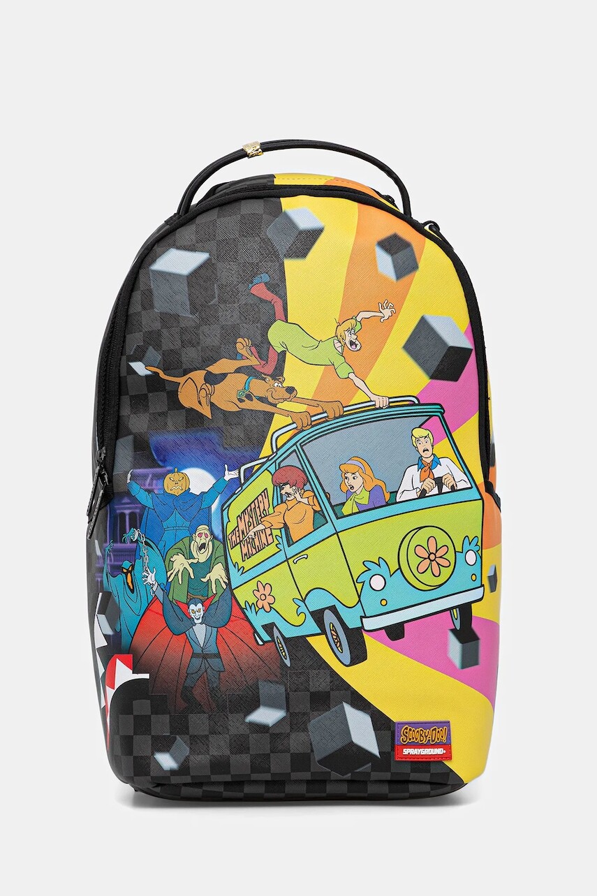 Ruksak Sprayground žltá farba, veľký, vzorovaný, 910B7821NSZ