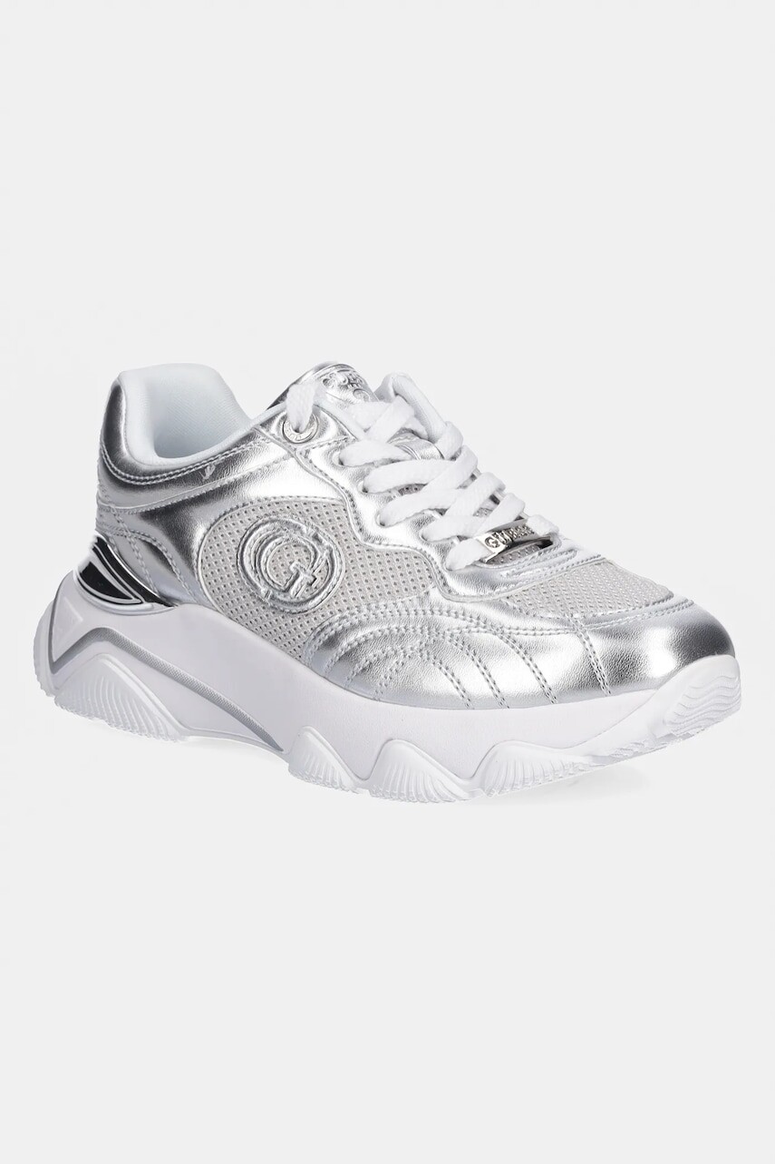 Tenisky Guess MORRIZ strieborná farba, FLFMRZ ELE12