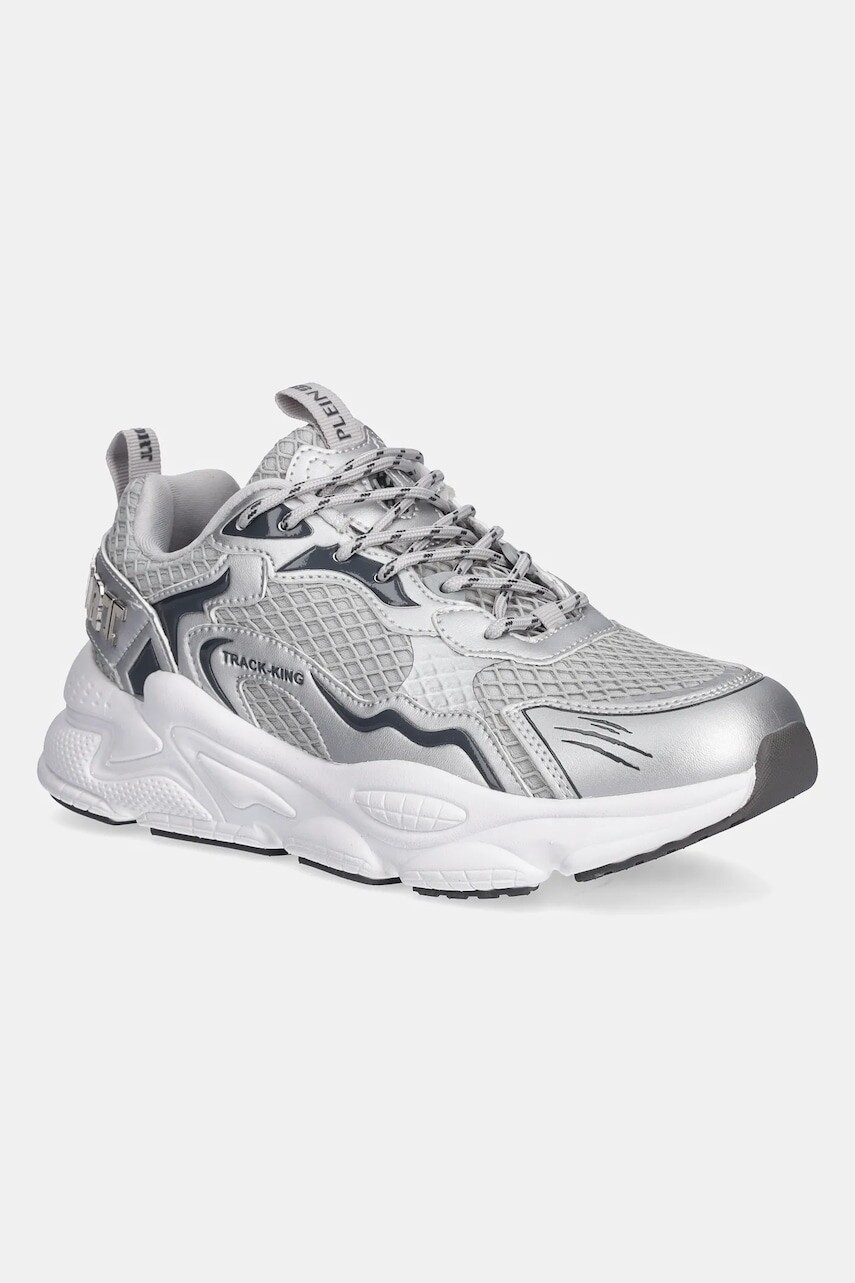 Tenisky PLEIN SPORT Track-King Chrome strieborná farba, USC0843.STE003N.70