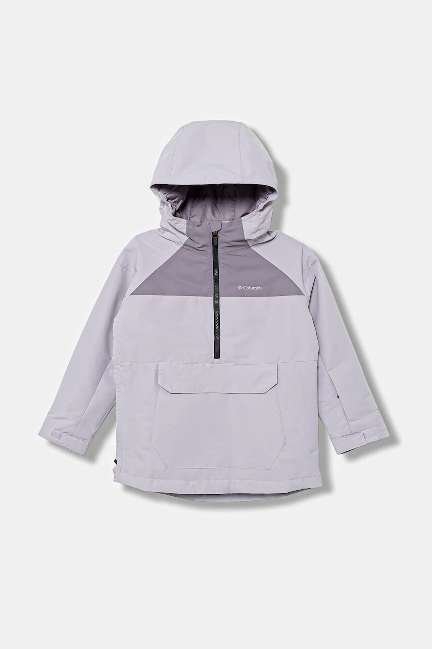 Detská bunda Columbia Coreshot fialová farba, 2133811