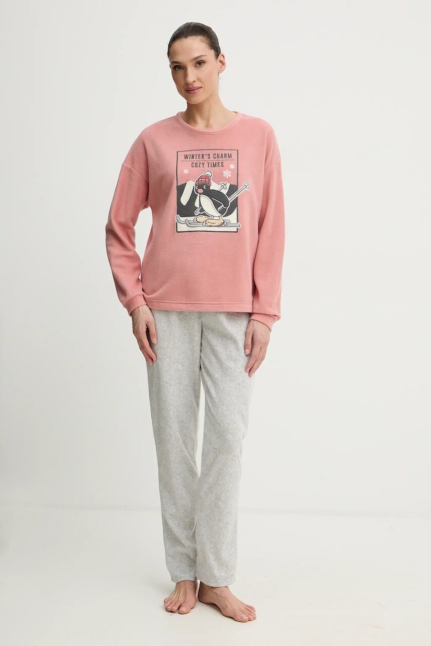 Pyžamo women'secret dámske, ružová farba, 3132242