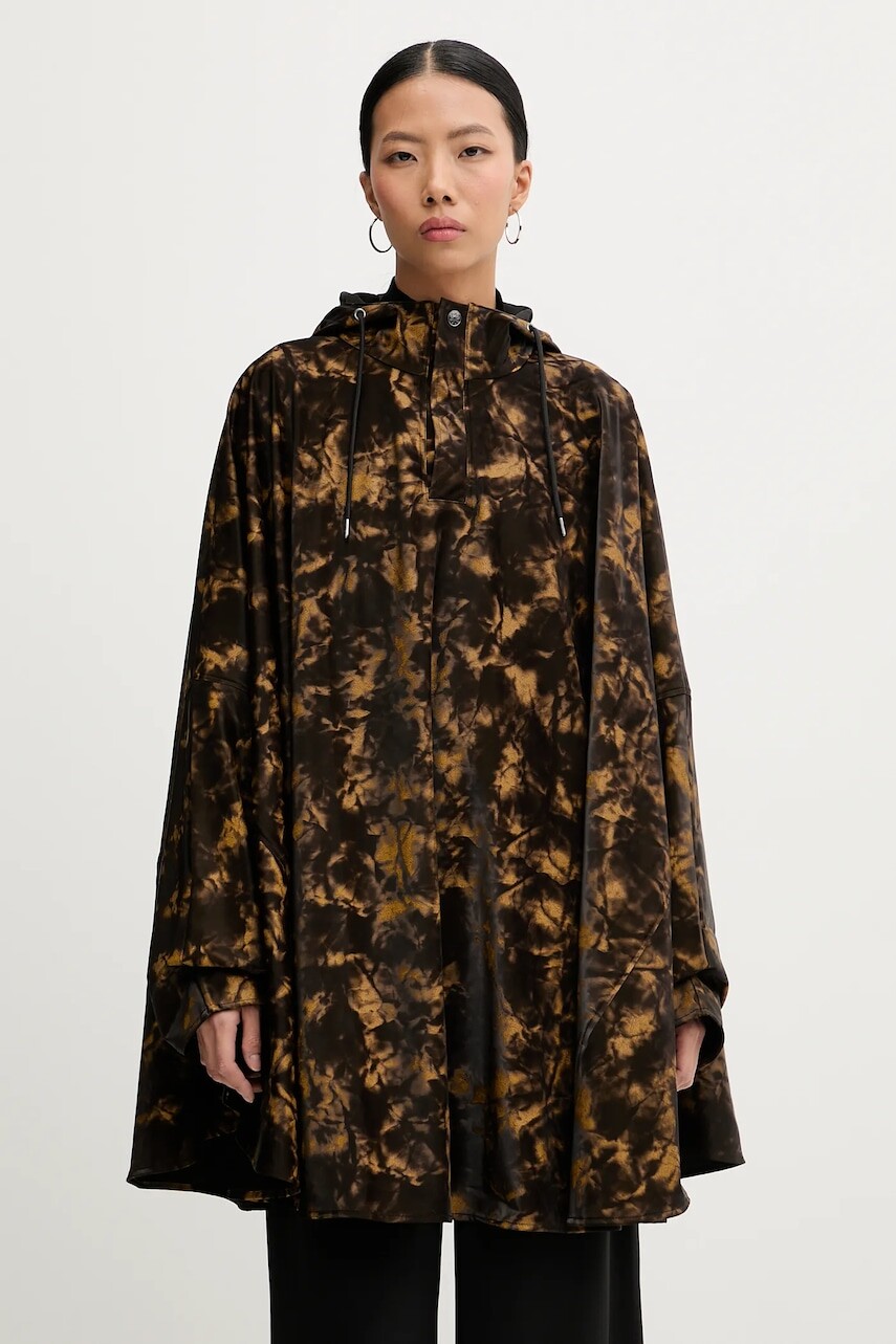 Pončo Rains 18800 Cape W3 hnedá farba, prechodná, 18800