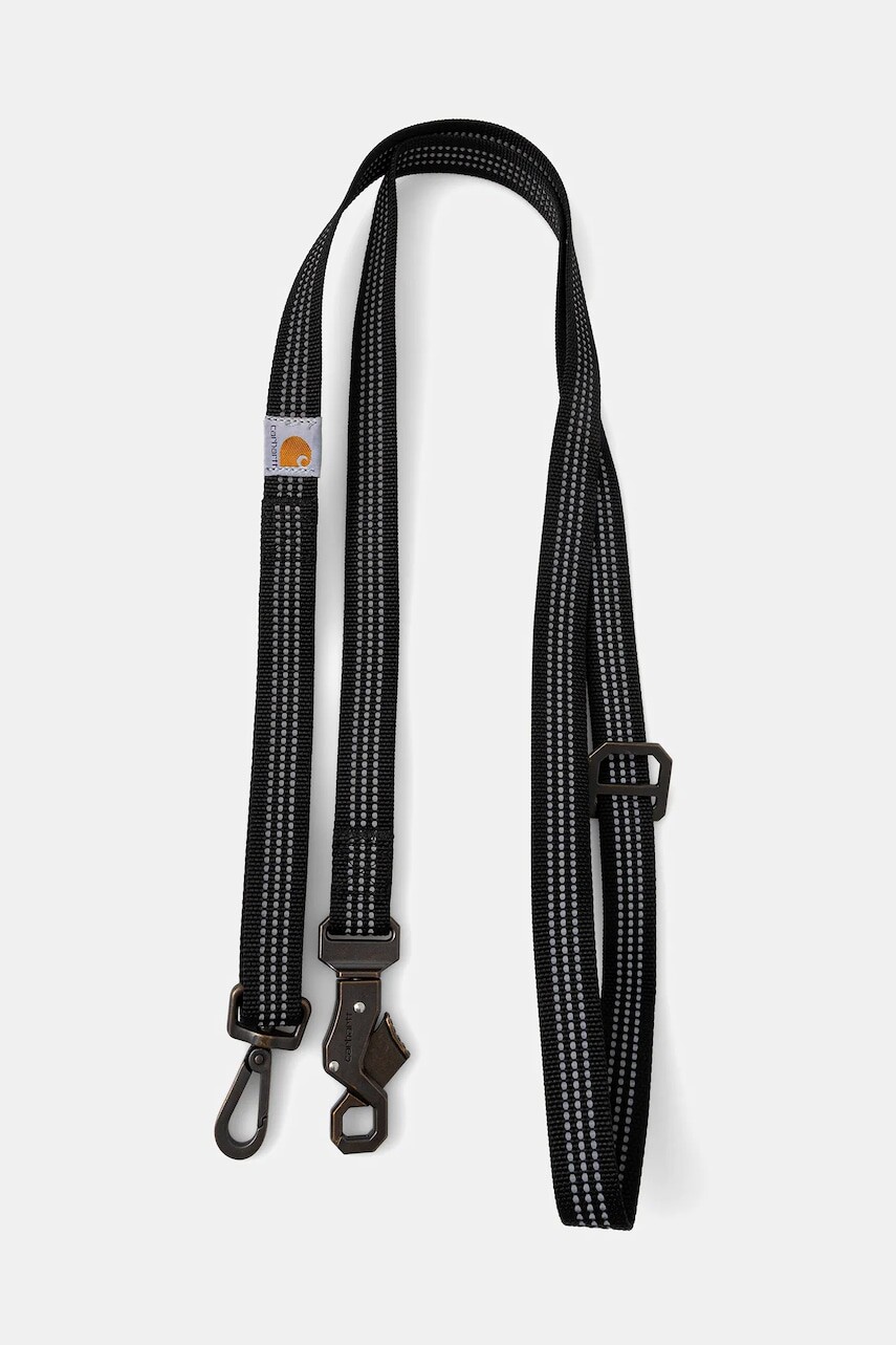 Vodítko pre psa Carhartt WIP L čierna farba