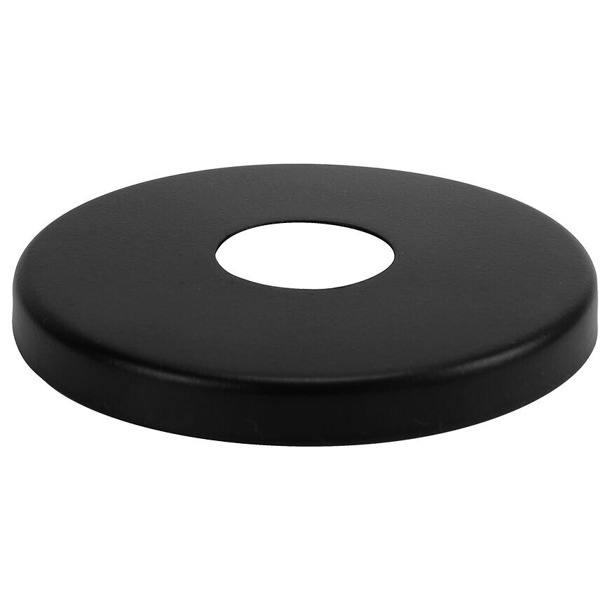 Rozeta 1/2˝ plochá čierna h-8, d-70