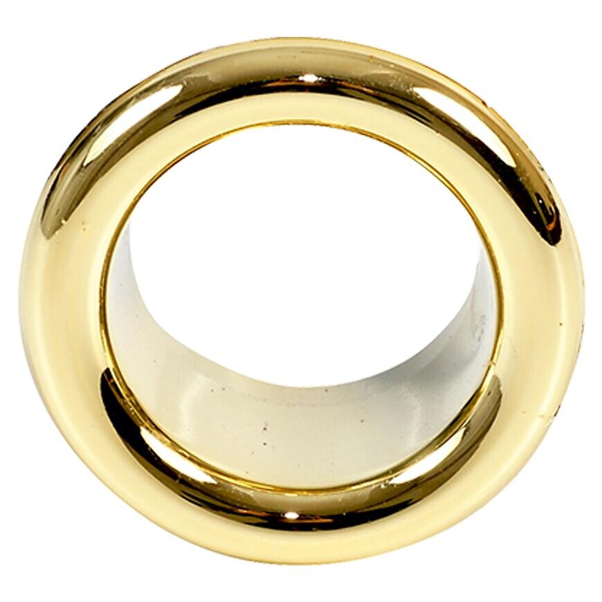 Rozeta umývadlová zlatá fi 19 mm