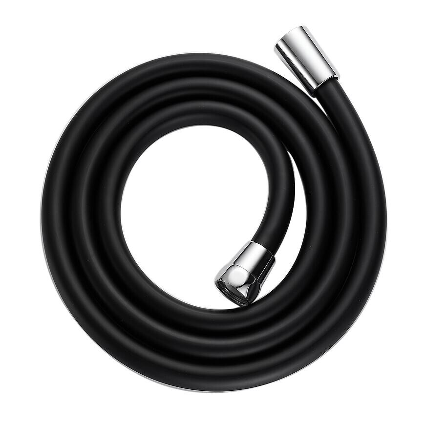 Sprchová hadica silikónová Fit Black 150 cm čierna