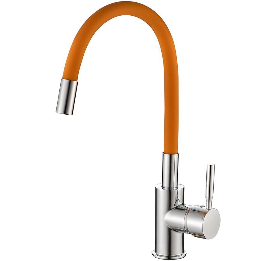 Flexibilná drezová batéria oranžová Samba M7179O