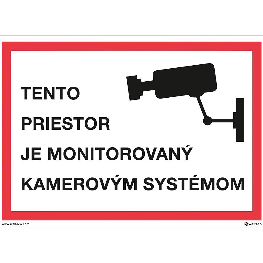 Tento priestor je monitorovaný kamerovým systémom A4